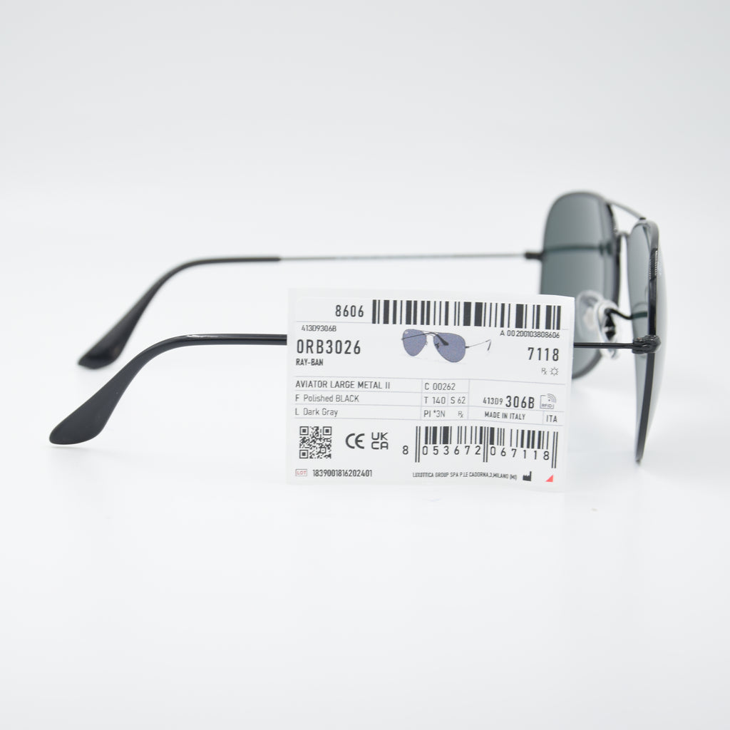 SOLAIRE :RAY-BAN RB3025 AVIATOR LARGE METAL C00262 (Taille 62)
