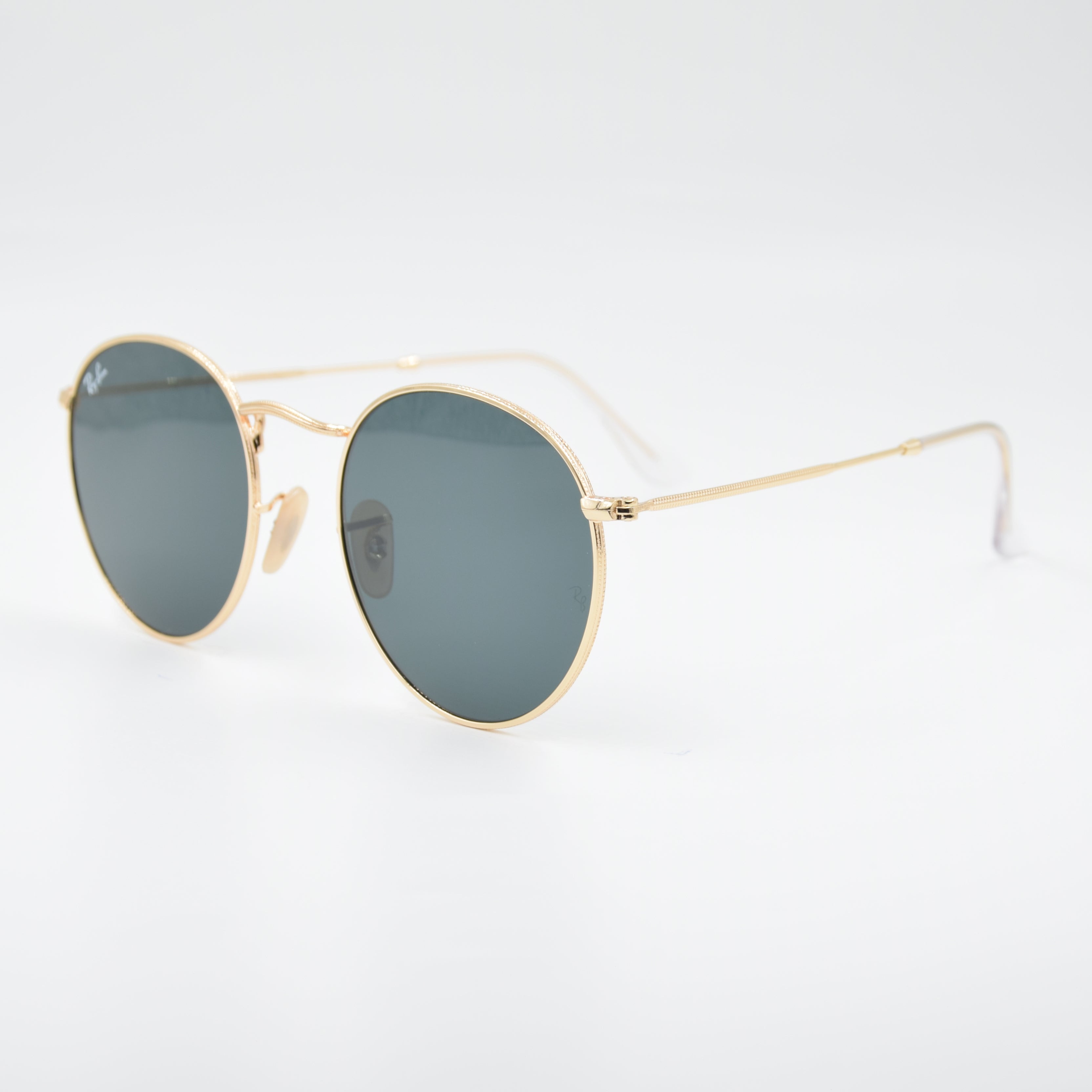 SOLAIRE :RAY-BAN RB3447 ROUND METAL 001/62