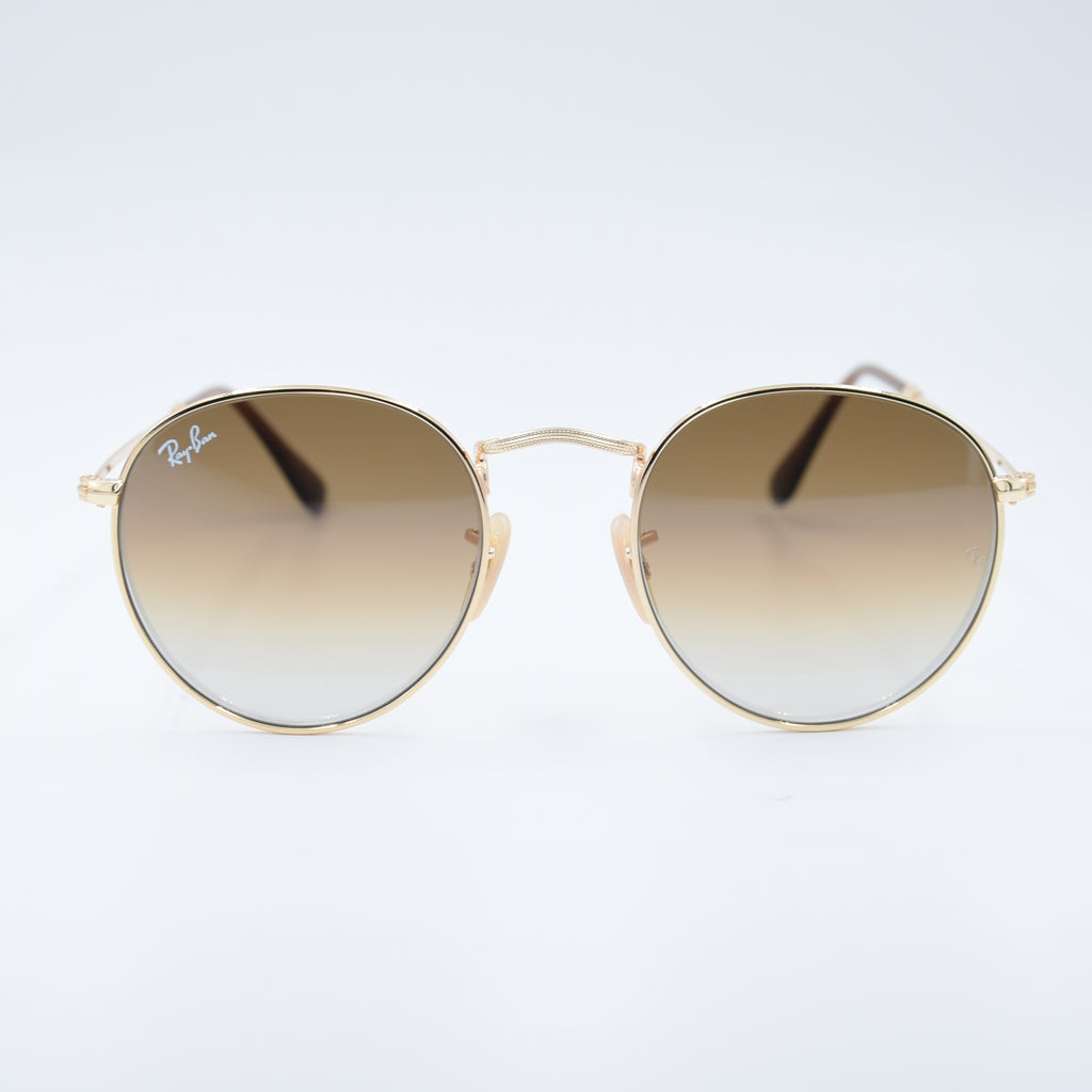 SOLAIRE :RAY-BAN RB3447 ROUND METAL 001/51