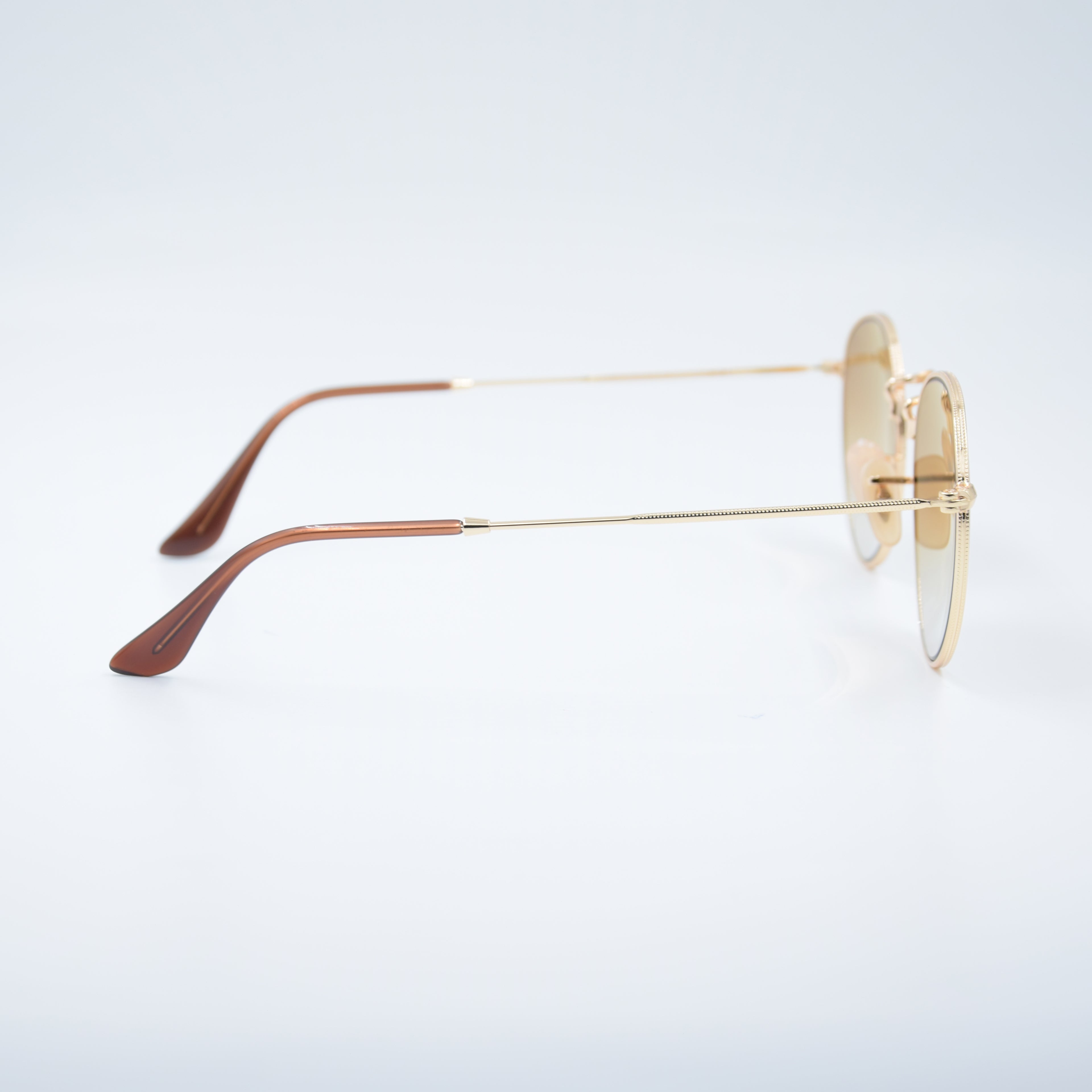 SOLAIRE :RAY-BAN RB3447 ROUND METAL 001/51