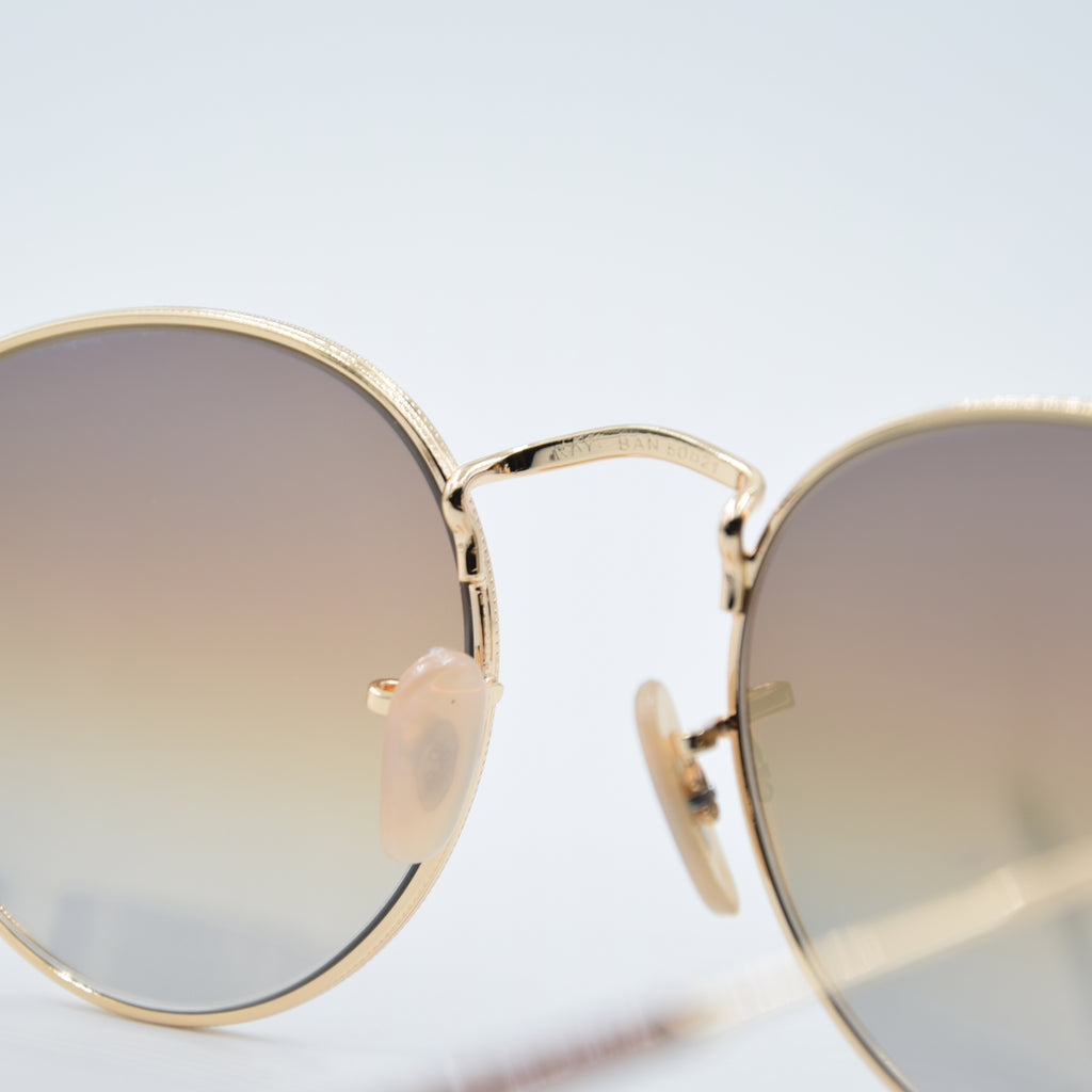 SOLAIRE :RAY-BAN RB3447 ROUND METAL 001/51